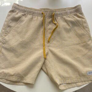 Banks Journal | Pathway Walkshort - Yellow / White Stripe - Never Worn - Like Ne